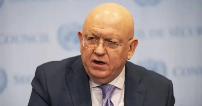 জাতিসংঘে নিযুক্ত রাশিয়ার রাষ্ট্রদূত ভাসিলি নেবেনজিয়া